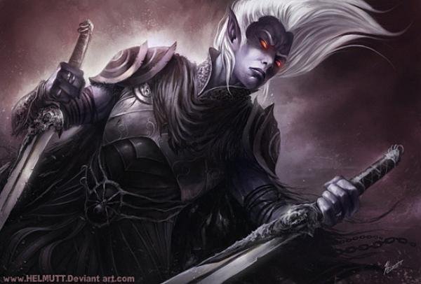 Drow Illustration artwork
